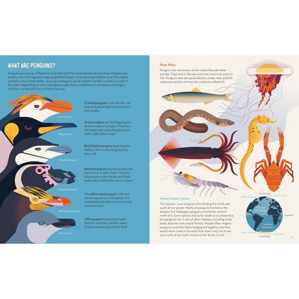 PASSIONATE ABOUT PENGUINS BOOK (7-11 YEARS)