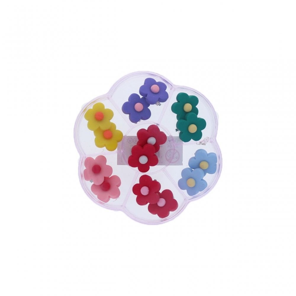 BOX OF FLOWER EARRINGS