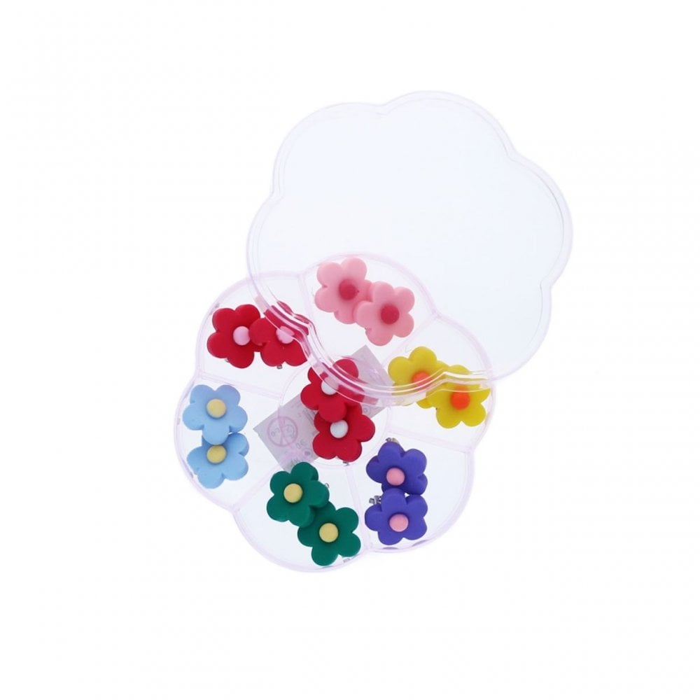 BOX OF FLOWER EARRINGS