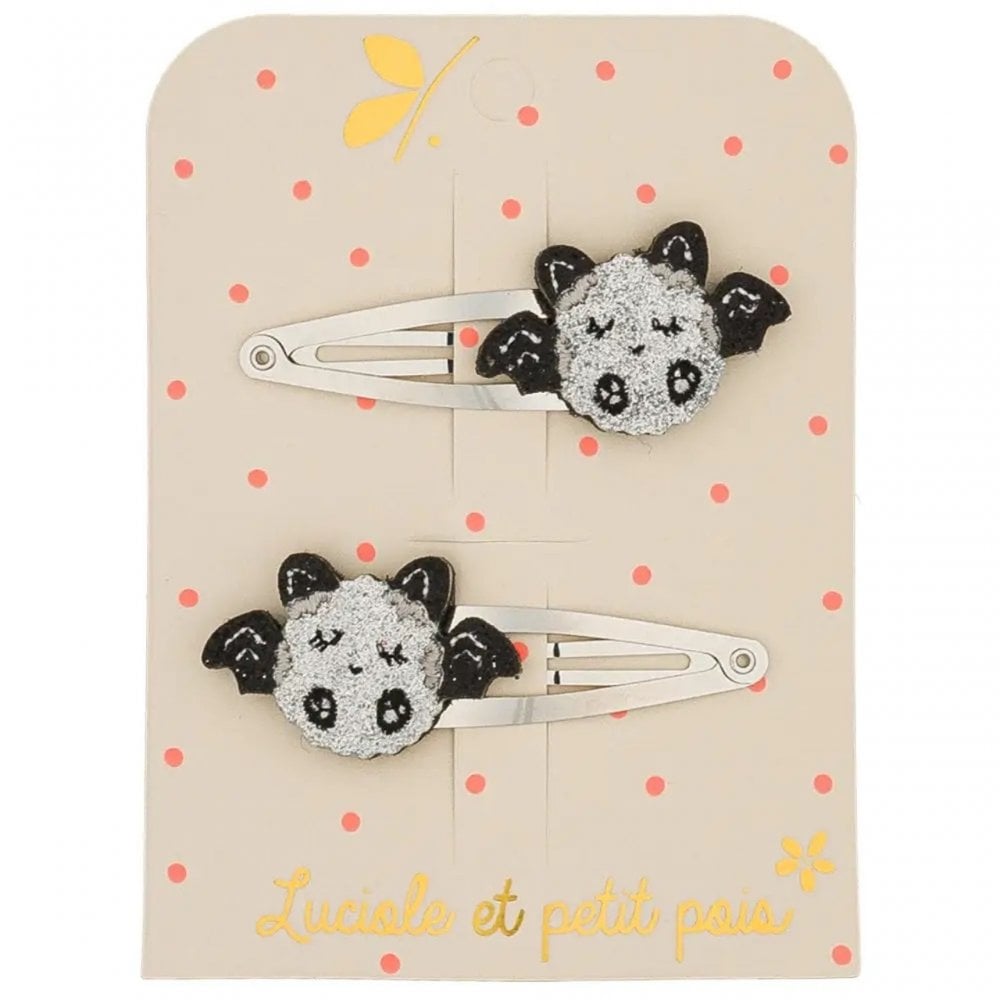 BAT HAIR CLIPS