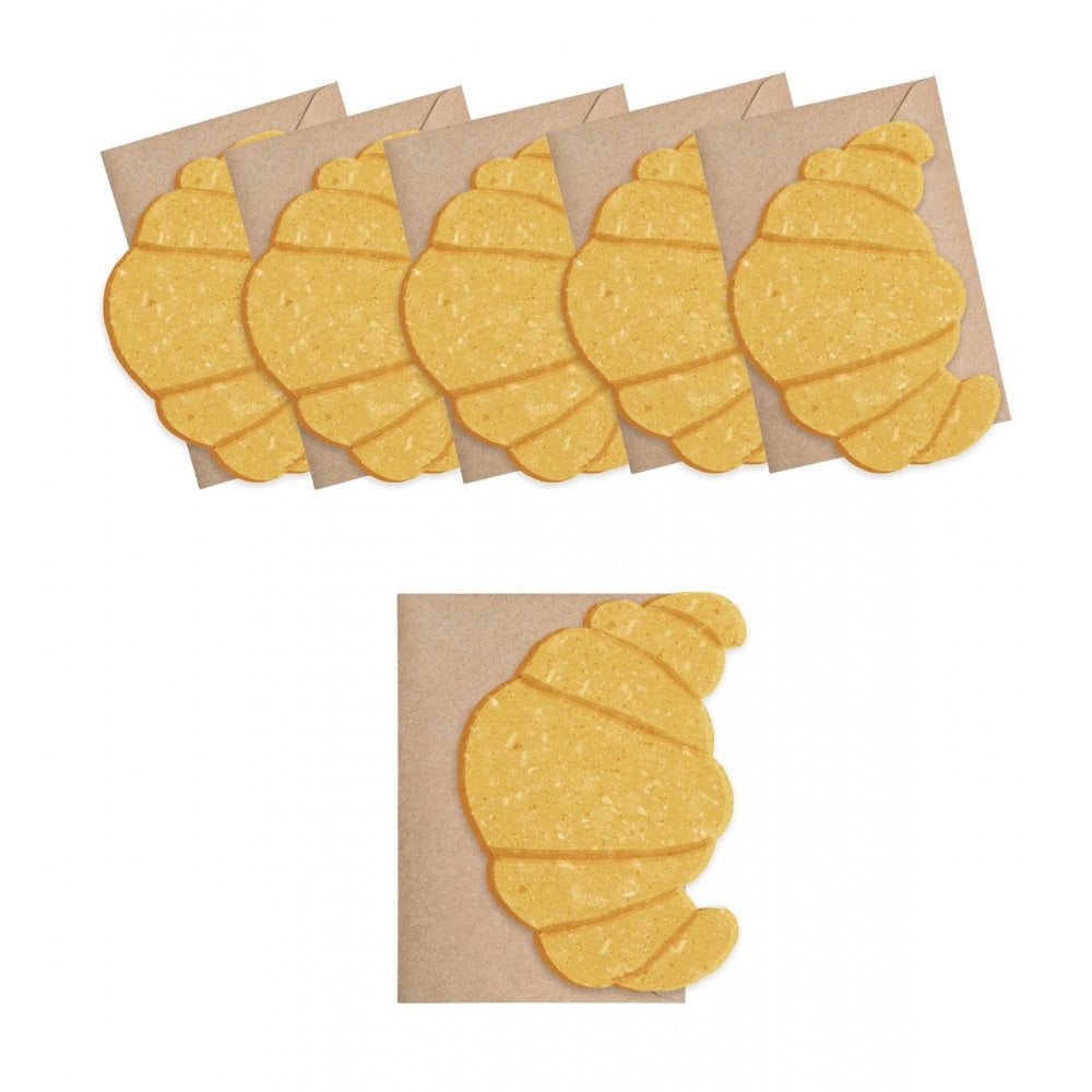 6 MINI CARDS - CROISSANT