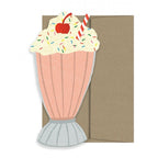 MILKSHAKE - DIE CUT CARD