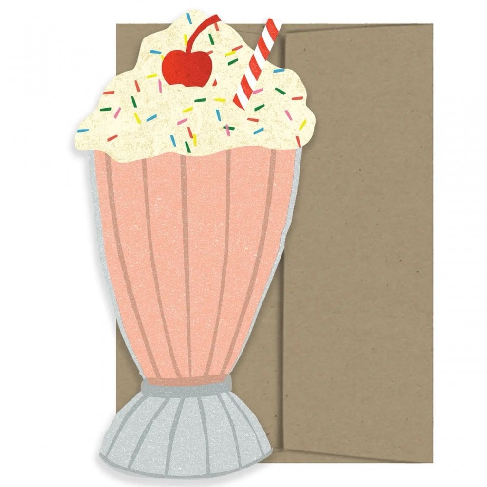 MILKSHAKE - DIE CUT CARD