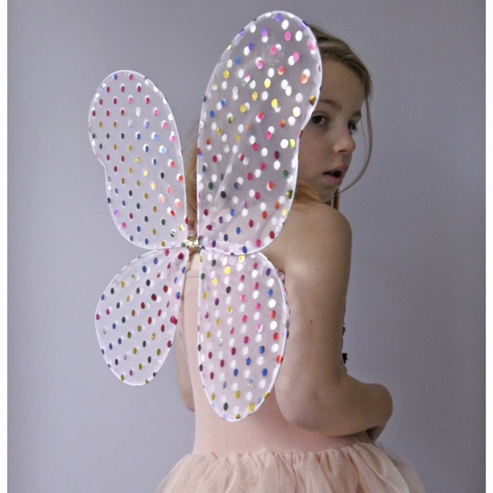 FAIRY WINGS - SPOTTY RAINBOW