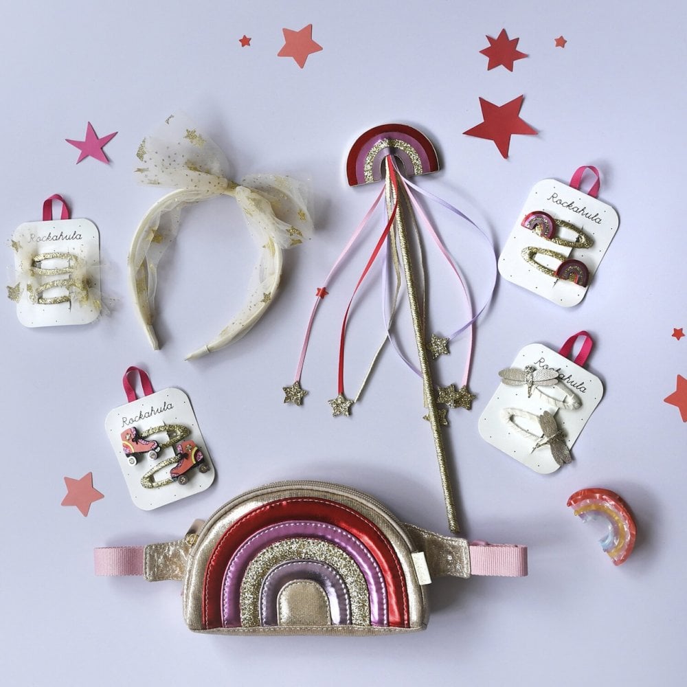 HAIR CLIPS - DISCO RAINBOW