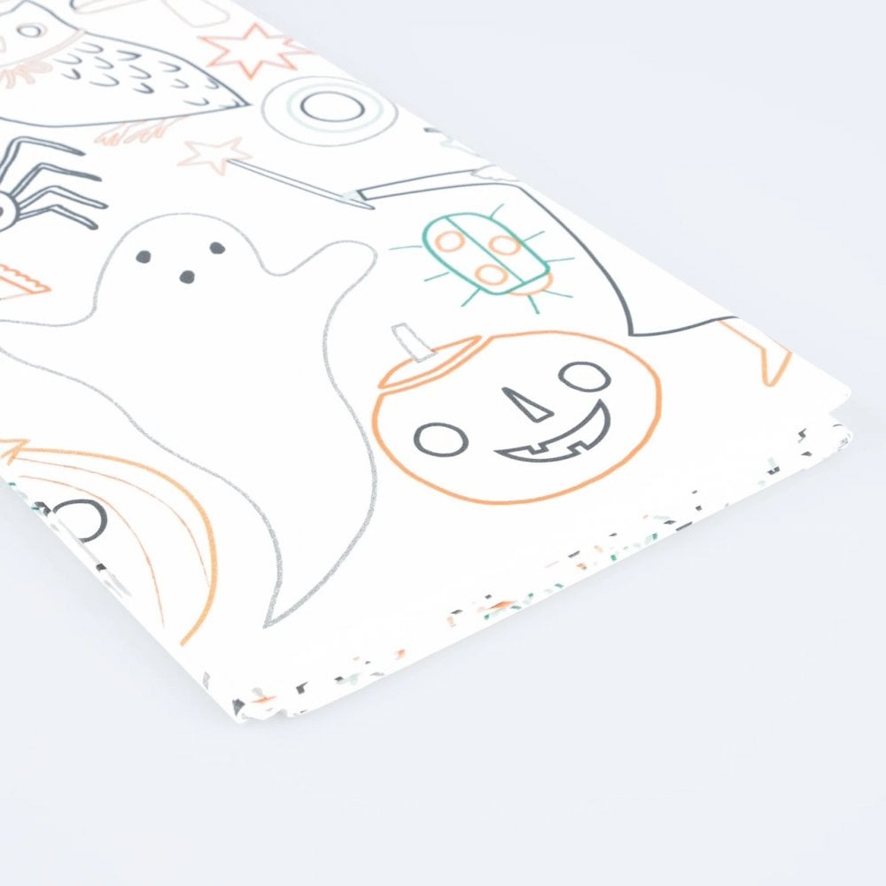 HALLOWEEN COLOUR IN ACTIVITY TABLECLOTH