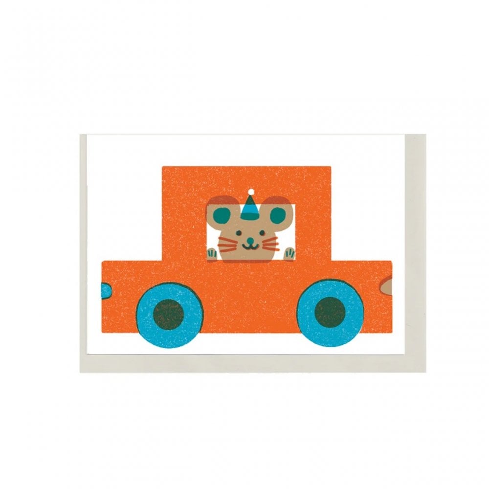 RED CAR MINI CARD