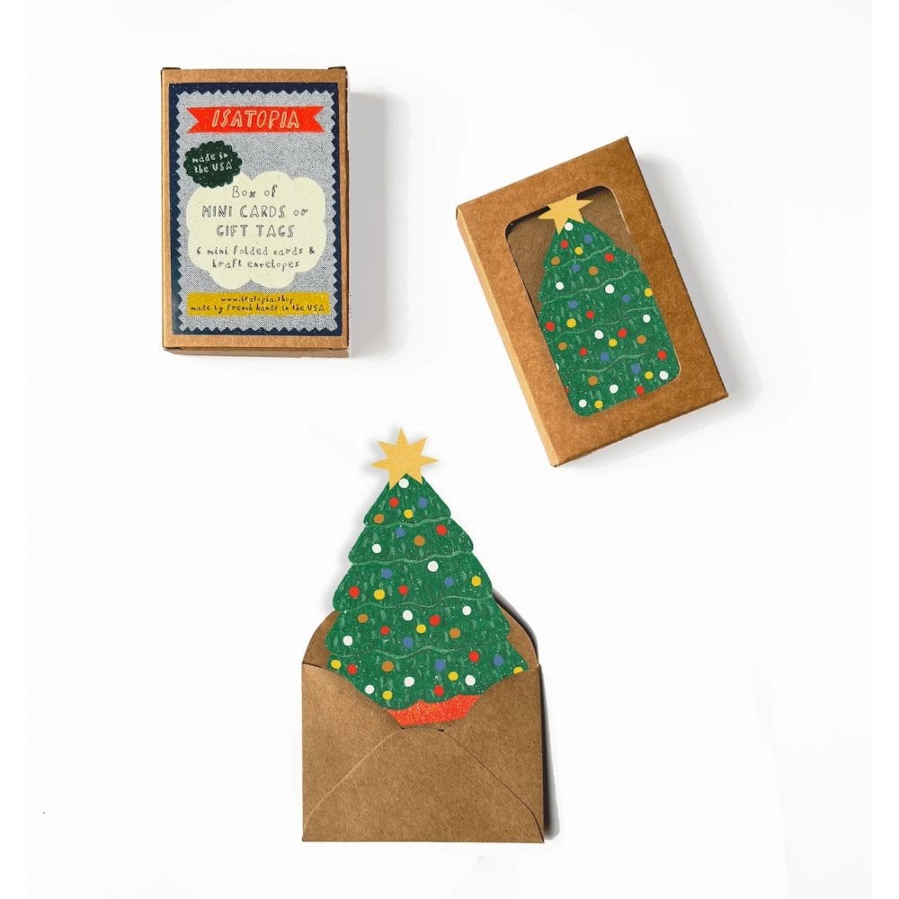 6 MINI CARDS - CHRISTMAS TREE