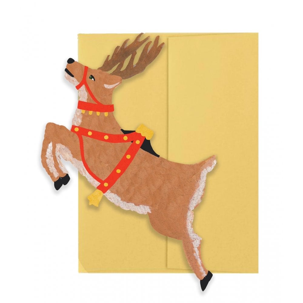 REINDEER - DIE CUT CARD