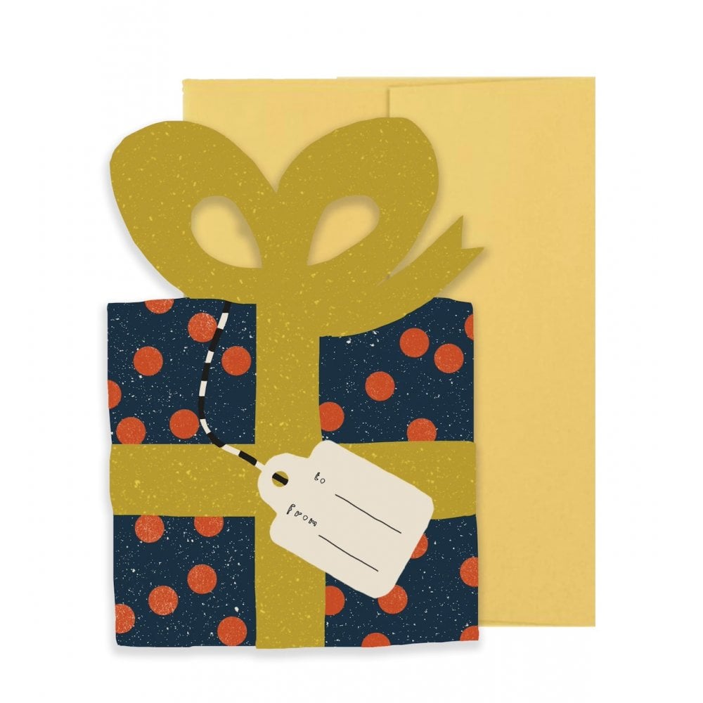 GIFT HOLIDAY - DIE CUT CARD