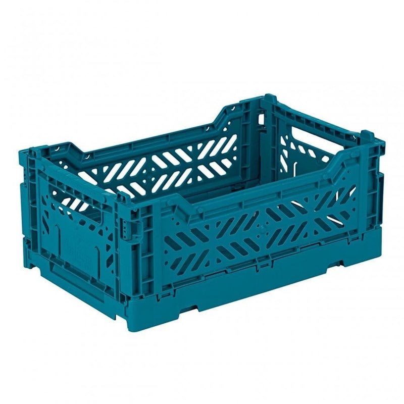 SMALL MINI CRATE - Peacock Green