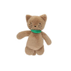 SOFT TOY CAT WITH GREEN BANDANA