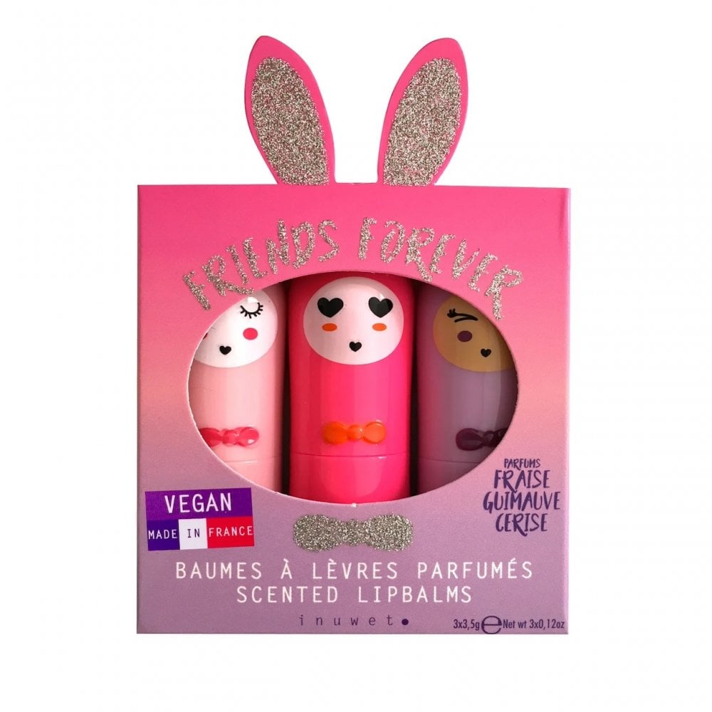 SCENTED LIP BALM TRIO SET - FRIENDS FOREVER