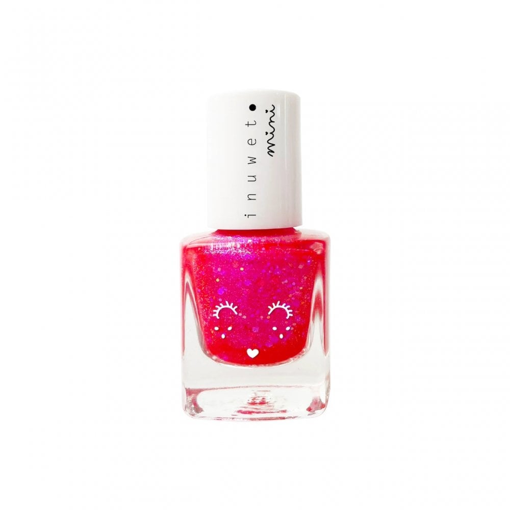 SCENTED LIP BALM + STAR NAIL VARNISH SET - FUCHSIA