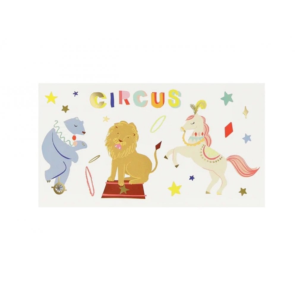 CIRCUS TEMPORARY TATTOOS