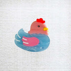 CLAW HAIR CLIP - CHICKEN