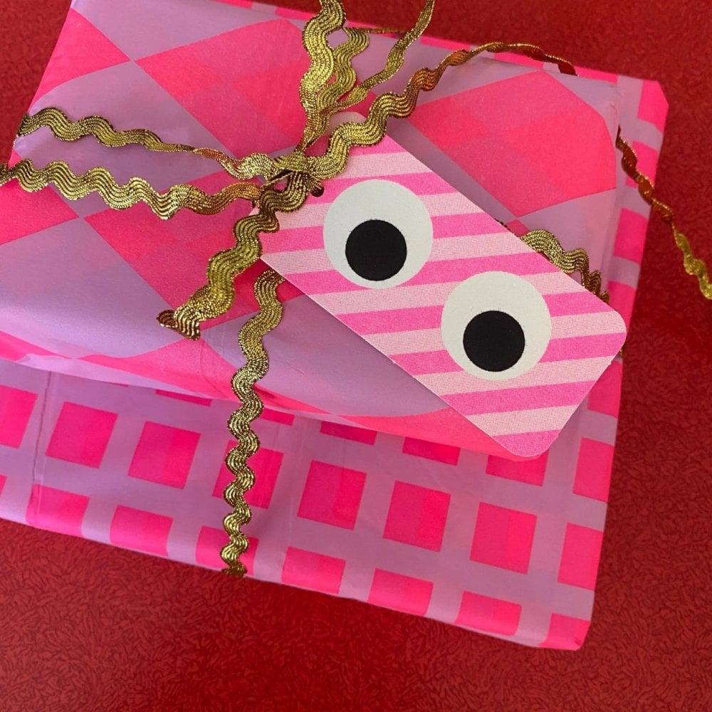 12 GIFT TAGS - GOOGLY EYES