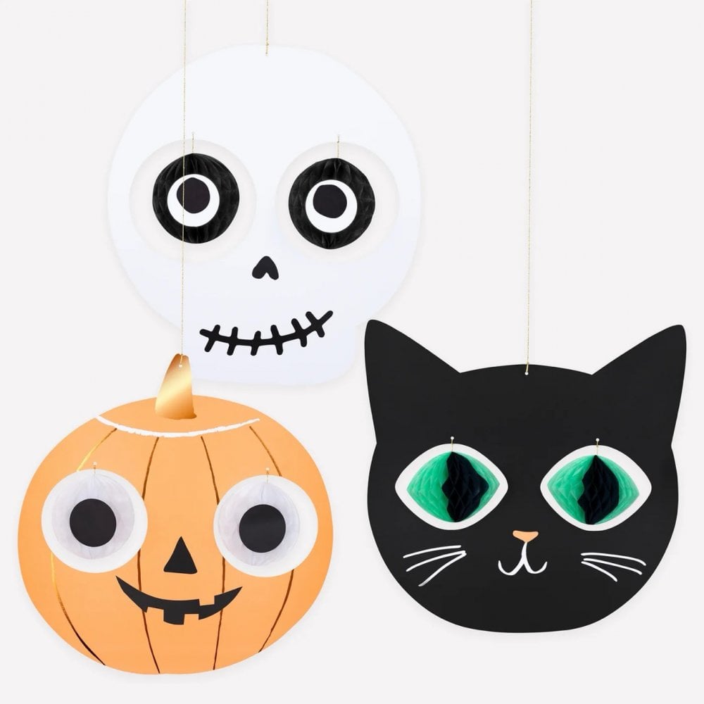 HALLOWEEN HEADS HANGING DECORATIONS
