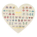 MIXED ICON STICK ON EARRINGS