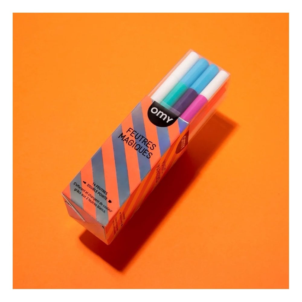 16 MAGIC FELT PENS