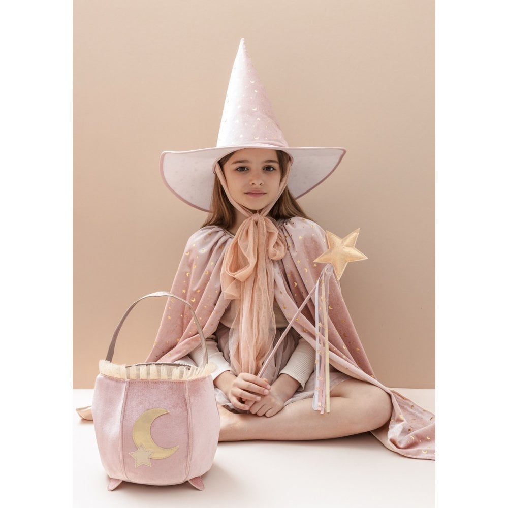 GLINDA BOW WITCH HAT - PINK
