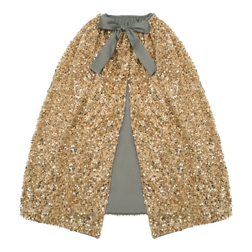 SEQUIN CAPE - GOLD