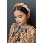 SEQUIN CAPE - GOLD