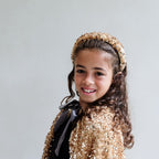 SEQUIN CAPE - GOLD