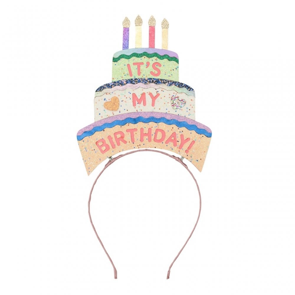 BIRTHDAY CAKE HEADDRESS - HEARTS