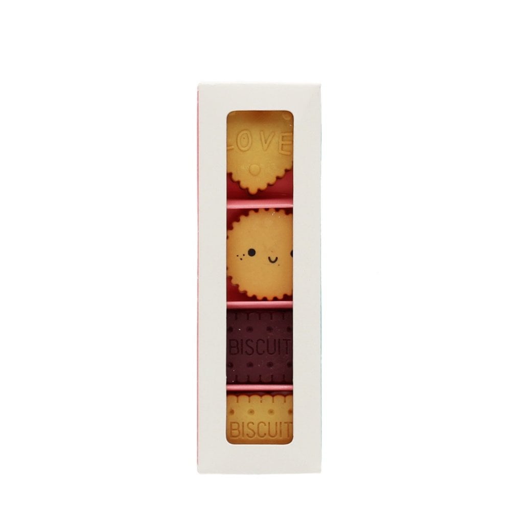BISCUIT ERASERS - SET OF 4