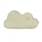 EMBROIDERED CLOUD CUSHION L1N0 WASHED LINEN