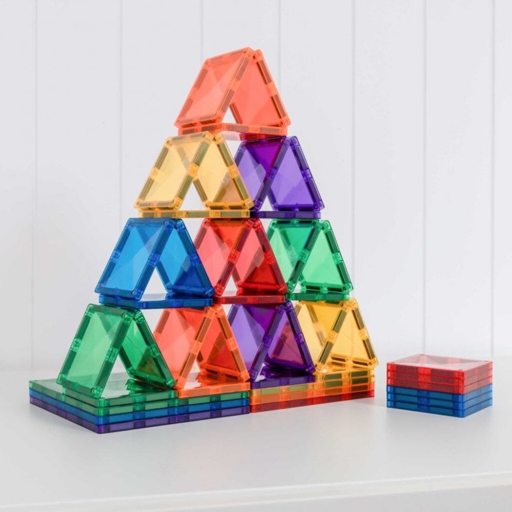 MAGNETIC TILES 42 PIECE SQUARE PACK - RAINBOW