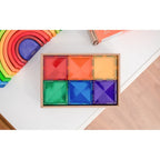 MAGNETIC TILES 42 PIECE SQUARE PACK - RAINBOW