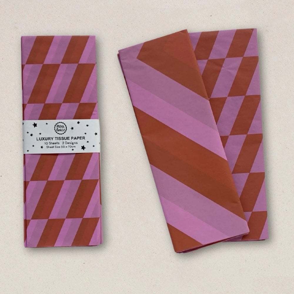 TISSUE PAPER PACK - LILAC/RUST
