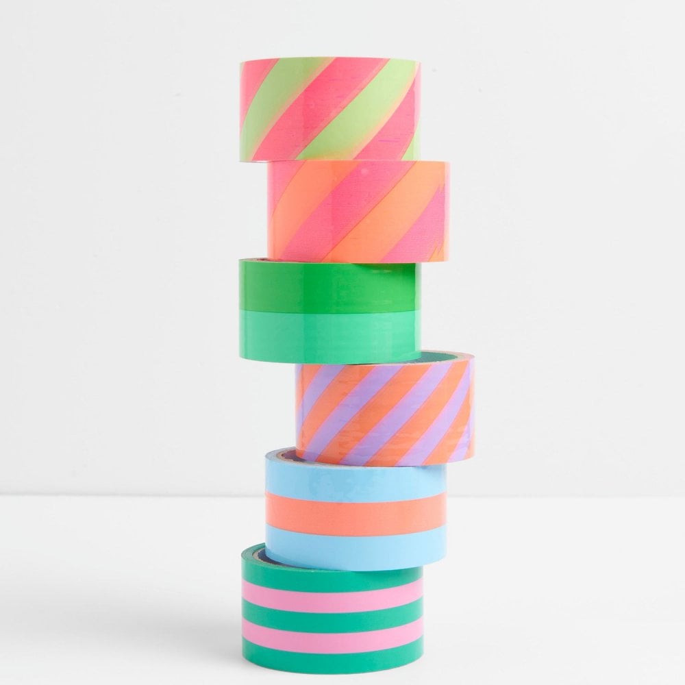 PARCEL TAPE - PINK/GREEN