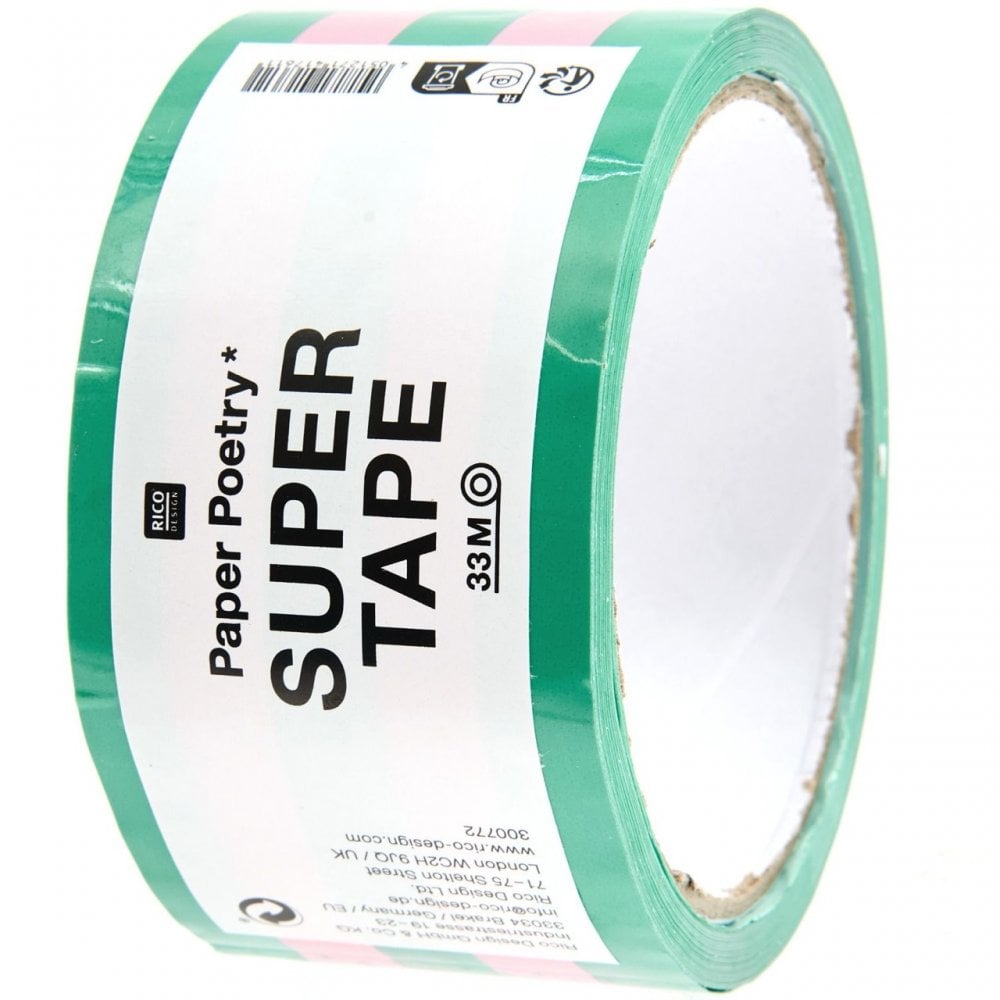 PARCEL TAPE - PINK/GREEN