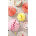 3 HONEYCOMB PAPER BALLS - SUMMER