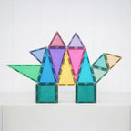 MAGNETIC TILES 48 PIECES - GLITTER CASTLE