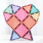 MAGNETIC TILES 48 PIECES - GLITTER CASTLE