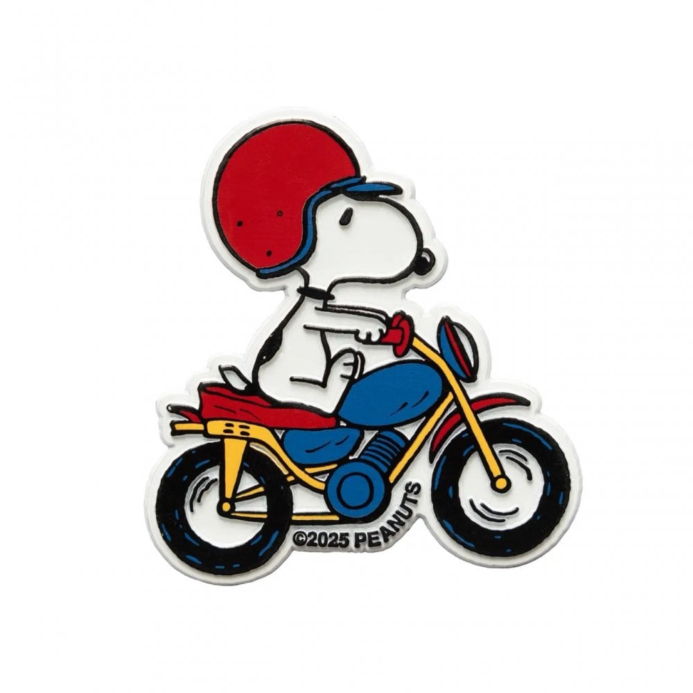 SNOOPY MOTORCYCLE FRIDGE MAGNET