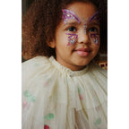 GLITTER FAIRY CAPE & WAND COSTUME