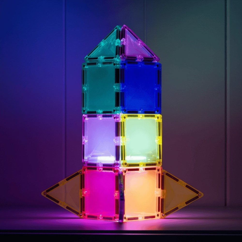 MAGNETIC TILES 28 PIECES - LIGHT STAR