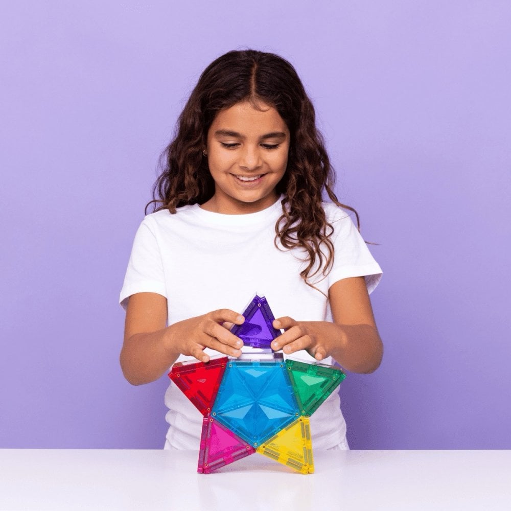 MAGNETIC TILES 28 PIECES - LIGHT STAR