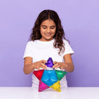 MAGNETIC TILES 28 PIECES - LIGHT STAR