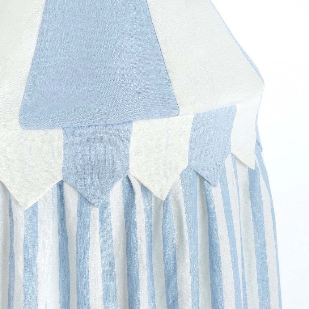 CANDY STRIPE CANOPY - CORNFLOWER