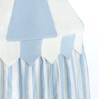 CANDY STRIPE CANOPY - CORNFLOWER