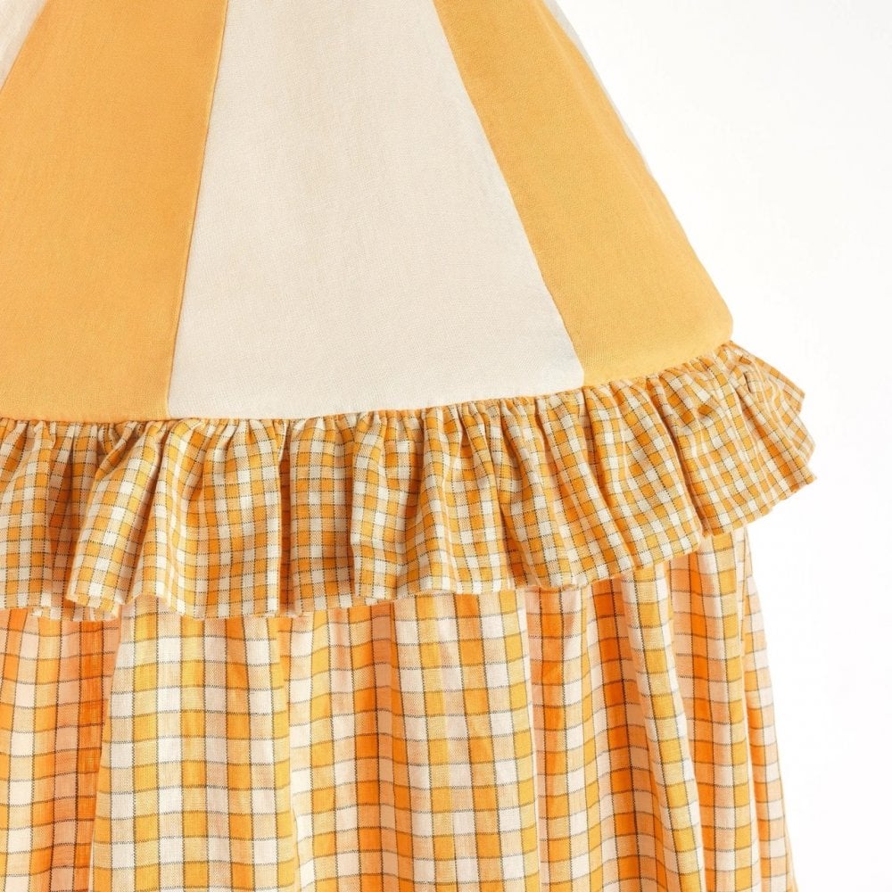 GINGHAM CANOPY - APRICOT