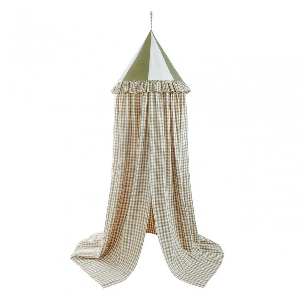 GINGHAM CANOPY - OLIVE