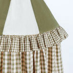 GINGHAM CANOPY - OLIVE