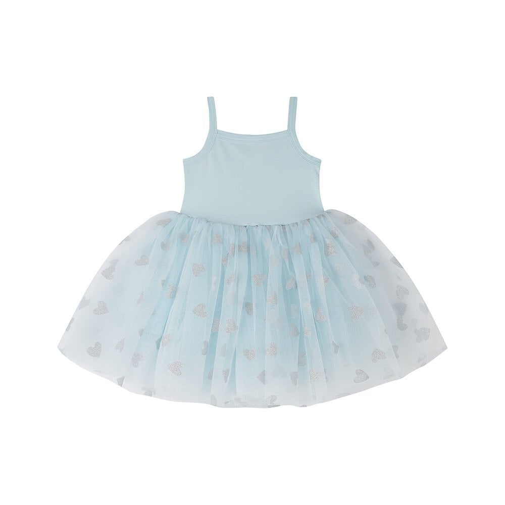 GLITTER HEART DRESS